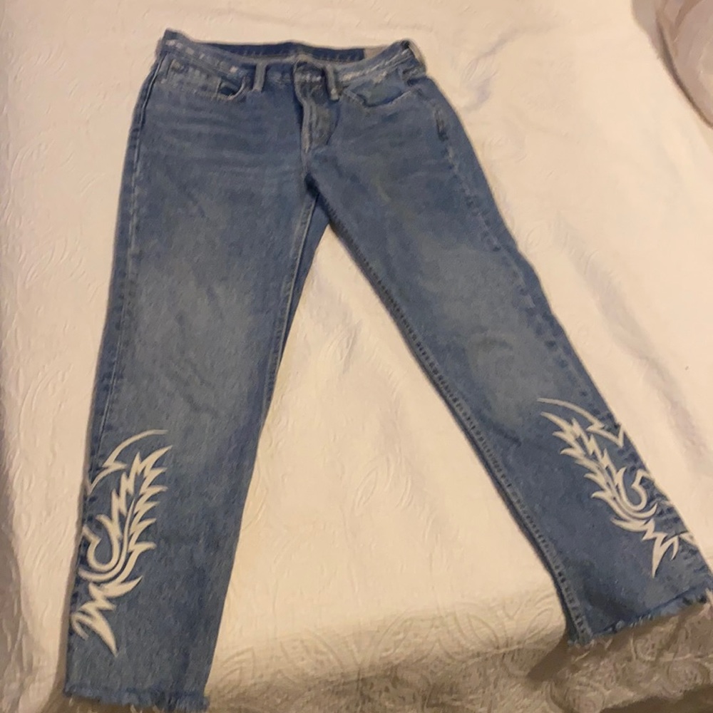 Barely worn All Saints jeans